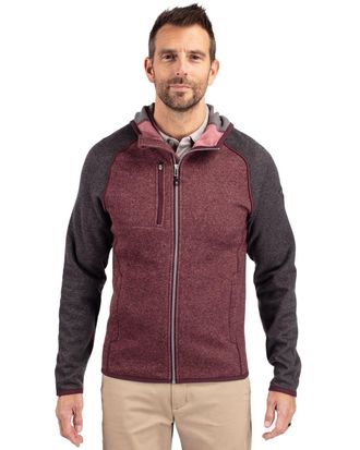 Cutter & Buck Mainsail Full Zip Hooded Mens Jacket
