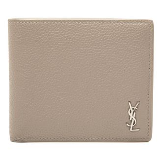 Saint Laurent Pre-owned Saint Laurent Grained Leather Tiny Cassandre Bifold Wallet Ladies D06S3FSX699SU9KU