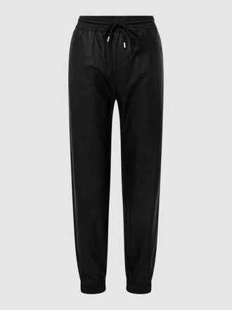 Only Sweatpants in Leder-Optik Modell MADY in Black, Gr&ouml;&szlig;e XS/32