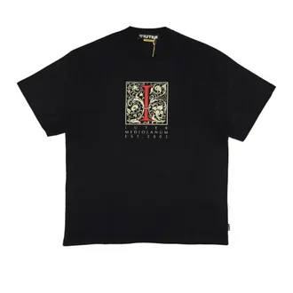 Iuter T-Shirts, male, Black, Size: XL Black Short Sleeve Cotton T-shirt