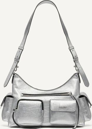 DKNY Freda Large Shoulder Bag in Silver at Nordstrom