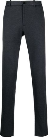 Incotex houndstooth-pattern tailored trousers - men - Polyester/Elastane/Viscose/Polyester - 48 - Blue