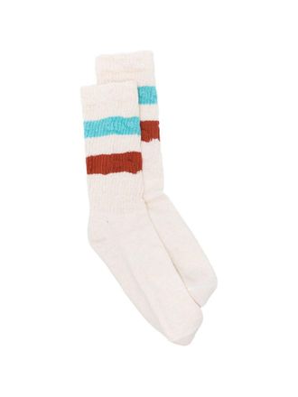 Golden Goose Socks High Rib/stripes/ripped