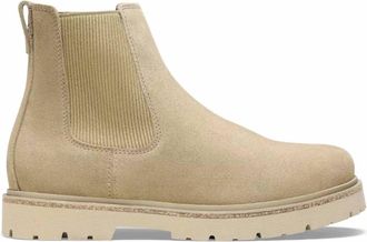 Birkenstock Womens Highwood Slip On Suede Leather Boot In Taupe