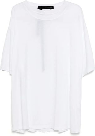 Marina Yee T-shirt con colletto doppio - Bianco