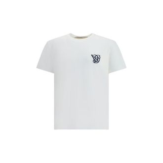 Valentino White Cotton Mens T-Shirt