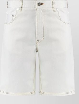 Fendi cotton chino shorts