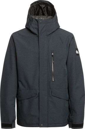 Quiksilver Snowboardjacke QUIKSILVER Mission Solid, Herren, Gr. XL, schwarz, Obermaterial:100% Microfaser;, Jacken Snowboardjacke