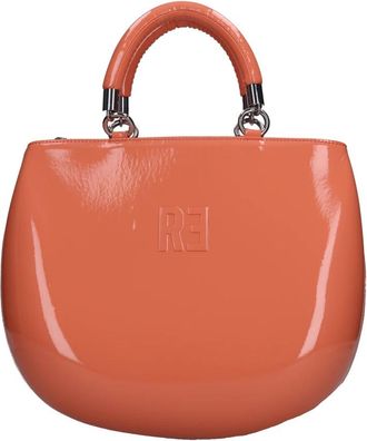 Rebelle Oranje - Dames - Handtassen - Oranje - ONE Size - Leer - Tassen
