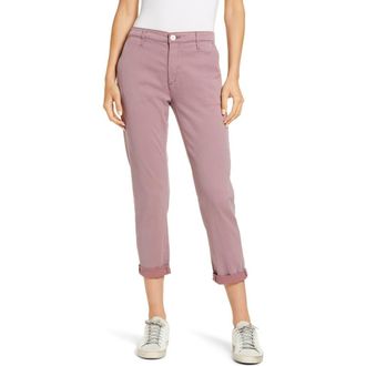 AG - Adriano Goldschmied Caden Crop Twill Trousers in Lavender Sunset at Nordstrom Rack, Size 31