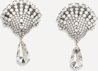 Alessandra Rich Crystal drop Earrings Female UNI