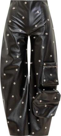 A.W.A.K.E. Wide Broek - Dames - Wijde Broeken - Zwart - XS - Broeken