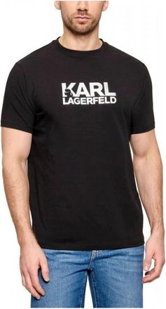 Karl Lagerfeld Hombre, Camisetas, Negro, Talla: 3XL