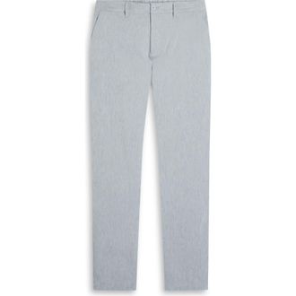 Bugatchi Aerolinen Linen Blend Pants in Shark at Nordstrom, Size Xx-Large