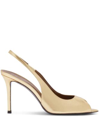 Giuseppe Zanotti 90 mm Intriigo sandalen met open neus - Goud