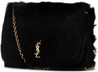 Saint Laurent Womens Black Shearling Jamie 4.3 Shoulder Bag Neronero Borse A Tracolla