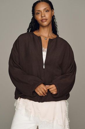 Sanctuary Linen Bubble Jacket