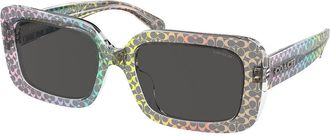 Coach HC8380U CL922 583587 Womens Sunglasses Grey Size 54