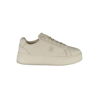 Tommy Hilfiger Bianco Leren Dames Sneakers