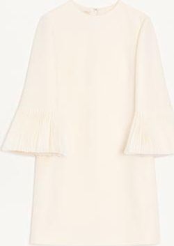 Valentino Embroidered Crepe Couture Short Dress Wo
