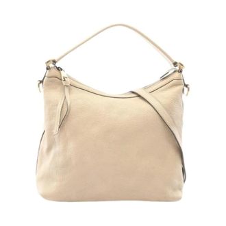 Gucci Pre-owned Shoulder Bags, female, Beige, Size: ONE SIZE Pre-owned Vintage Shoulder Bag