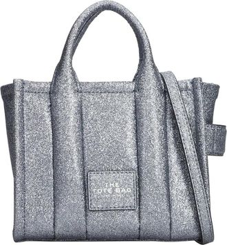 Marc Jacobs The Mini Tote - Dames - Handtassen - Grijs - ONE Size - Leer - Tassen