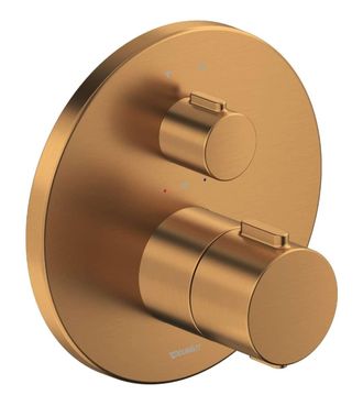 Duravit Duravit - Grifo Termost&aacute;tico Empotrado Para 2 Aparatos, Bronce Cepillado Th4200014004