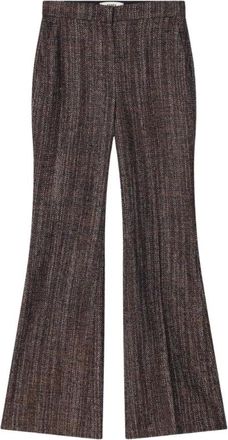 Fendi Broeken, Dames, Bruin, S, Reguliere broek