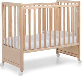 Foppapedretti Foppapedretti Lettino Culla Pikkoletto Con Sponda A Scomparsa, Made In Italy, Legno Di Faggio, Per Bambini Dalla Nascita A 36 Mesi, Rete A Doghe Regol