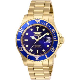 Invicta 26970 Pro Diver Watch in Blue/Gold at Nordstrom Rack