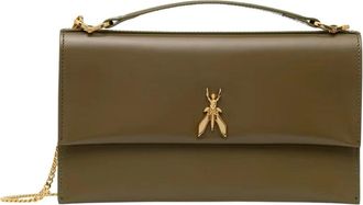 Patrizia Pepe Bolso de mano tipo sobre - Bags - Mujer - Verde - ONE SIZE