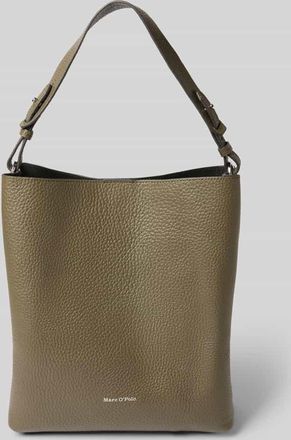 Marc O'Polo Henkeltasche aus genarbtem Rindsleder in Oliv, Gr&ouml;&szlig;e 1