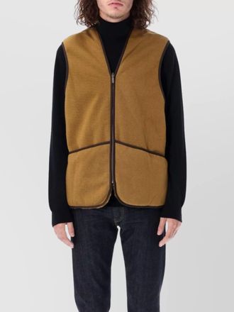 Barbour faux fur lined sleeveless waistcoat