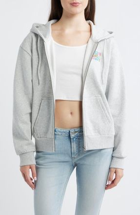 Rip Curl Catalina Island Front Zip Cotton Hoodie in Grey Marle Hawaii at Nordstrom, Size Xx-Small