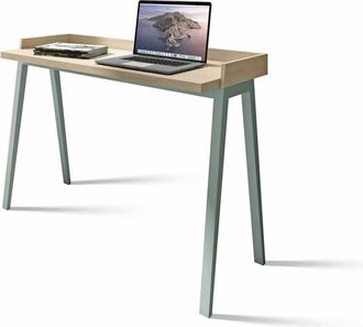 HERDASA Herdasa - Mesa Estudio Mod-nairobi Acabado Roble/verde, 47 X 110 X 81 Cm (fondo X Ancho X Alto)