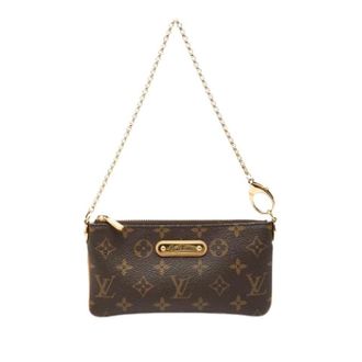 Louis Vuitton Pre-owned Clutches, female, Brown, Size: ONE SIZE Pre-owned Pochette Milla MM