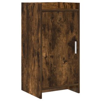 vidaXL Aparador Roble Ahumado 40 X 36 X 80 Cm Madera De Ingenier&iacute;a Vidaxl