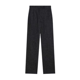 Max Mara Pantalone Regolare - Dames - Broeken - Blauw - Maat: S