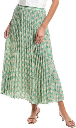 Max Studio Pleated Maxi Skirt