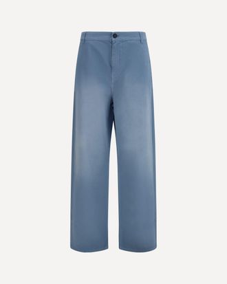 Miu Miu Garment-dyed wide-leg Pants Female 40