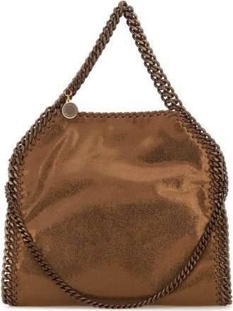 Stella McCartney Stella Mccartney Bronze Shaggy Deer Mini Falabella Handbag
