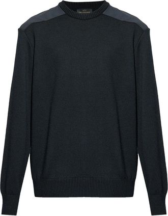 Paul & Shark Wool Shoulder-patch Sweater