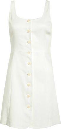 Theory Sculpted Linen Minidress in Ivory at Nordstrom, Size 00