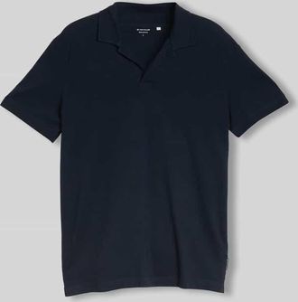 Tom Tailor Regular Fit Poloshirt aus Baumwoll-Mix mit Resortkragen in Marine, Gr&ouml;&szlig;e XXXL