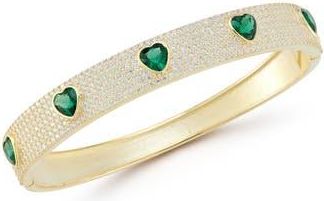 Chloe and Madison Heart Bangle Bracelet in Gold at Nordstrom Rack