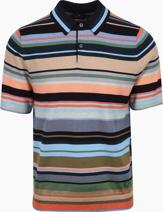 Paul Smith Mens PAUL SMITH SWEATER SS POLO MULTI COLOURED - Size: SIZE 2xl