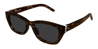 Saint Laurent SL M153 002 Womens Sunglasses Tortoiseshell Size 55 - Free RX Lenses - Free RX Lenses