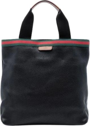 Gucci Pre-owned Tote Bags, female, Black, Size: ONE SIZE Pre-owned Vintage Tote Bag