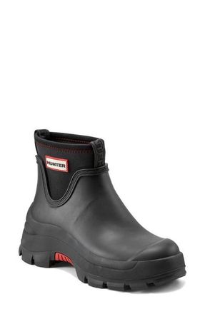 Hunter Eloise Waterproof Neoprene Boot in Black/black/black at Nordstrom, Size 11
