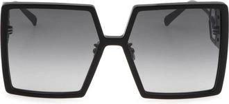 Philipp Plein Diva Hexagon - Dames - Zonnebrillen - Zwart - ONE Size - Accessoires